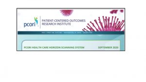 PCORI Health Care Horizon Scanning System