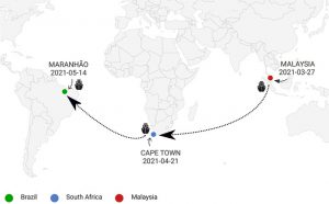 First reported cases of SARS-CoV-2 sub-lineage B.1.617.2