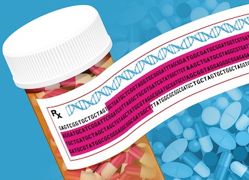 pill bottle for pharmacogenomics and pharmacogenetics